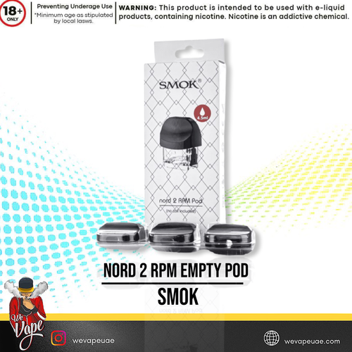 Nord 2 RPM EMPTY POD By Smok - High-quality vaping empty pod