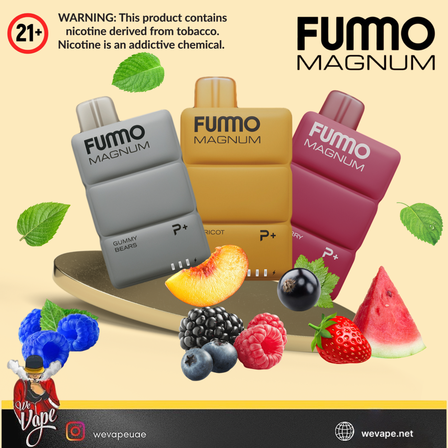 FUMMO MAGNUM 8000 PUFFS By FUMMO (20MG)