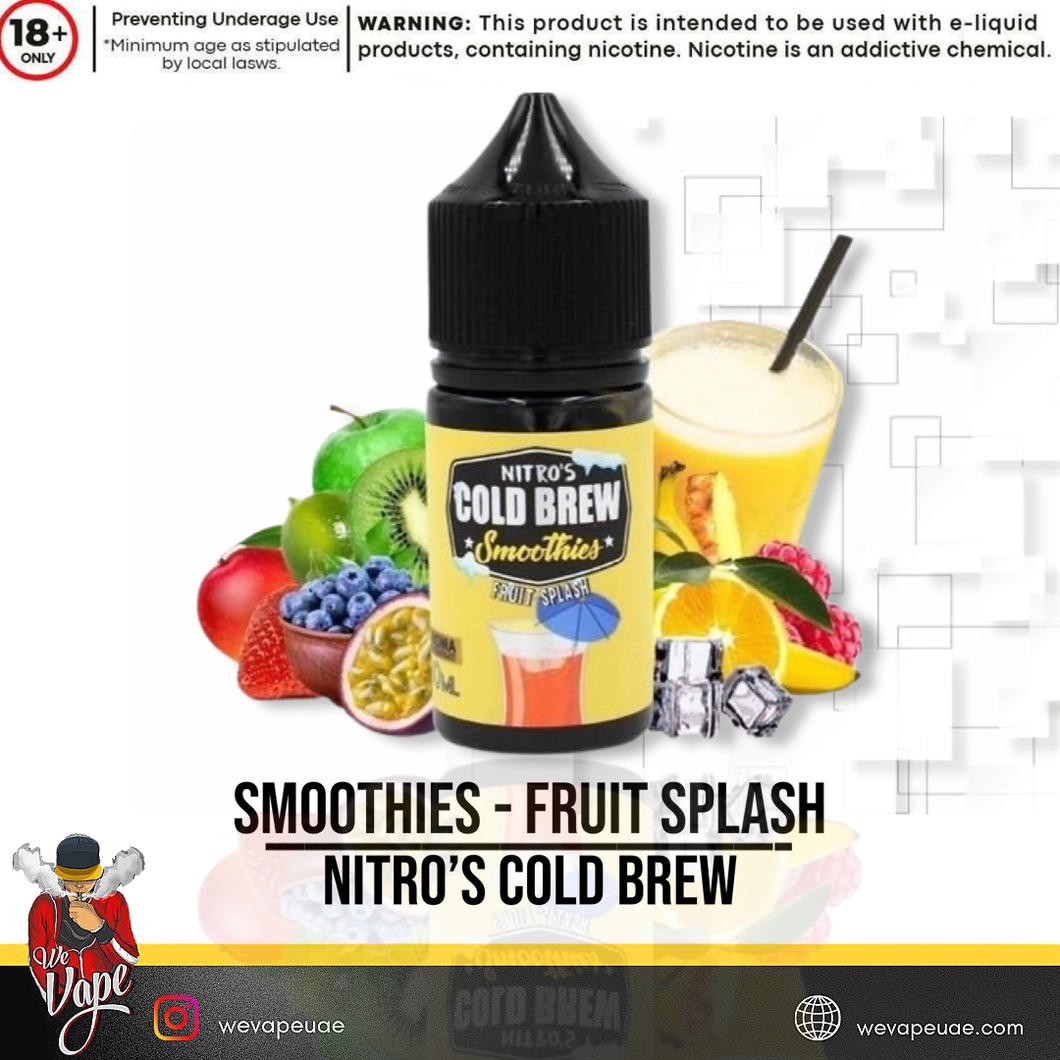 Smoothies - Fruit Splash By Nitro's Cold Brew (saltnic)