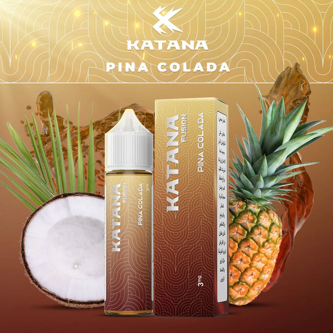 KATANA VAPE - Fusion Series - Pina Colada (3mg - 60ml)