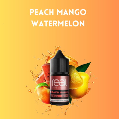 REAL VAPE Peach Mango Watermelon 30ml (Saltnic)