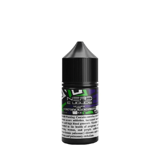 Honeydew Blackcurrant by Nerd Saltnic e-liquid.