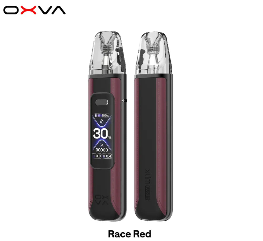 OXVA vaping device in race red color on a white background. Order Now!