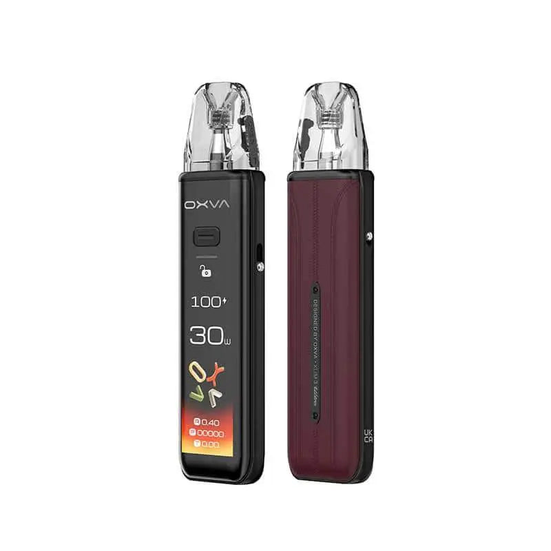 OXVA vaping device with digital display on a white background. ORDER NOW!