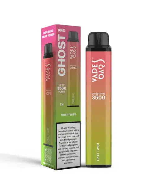 Vape device and packaging with 'Vape Bars' branding on a white background, Fruit Twist Flavor. Order Now and avail our 20% Discount!