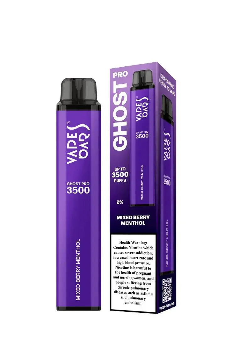 Purple vape device and packaging with 'Vape Bars' branding on a white background, MIxed Berry Menthol Flavor. ORDER NOW AND AVAIL OUR  FREE DELIVERY PROMO