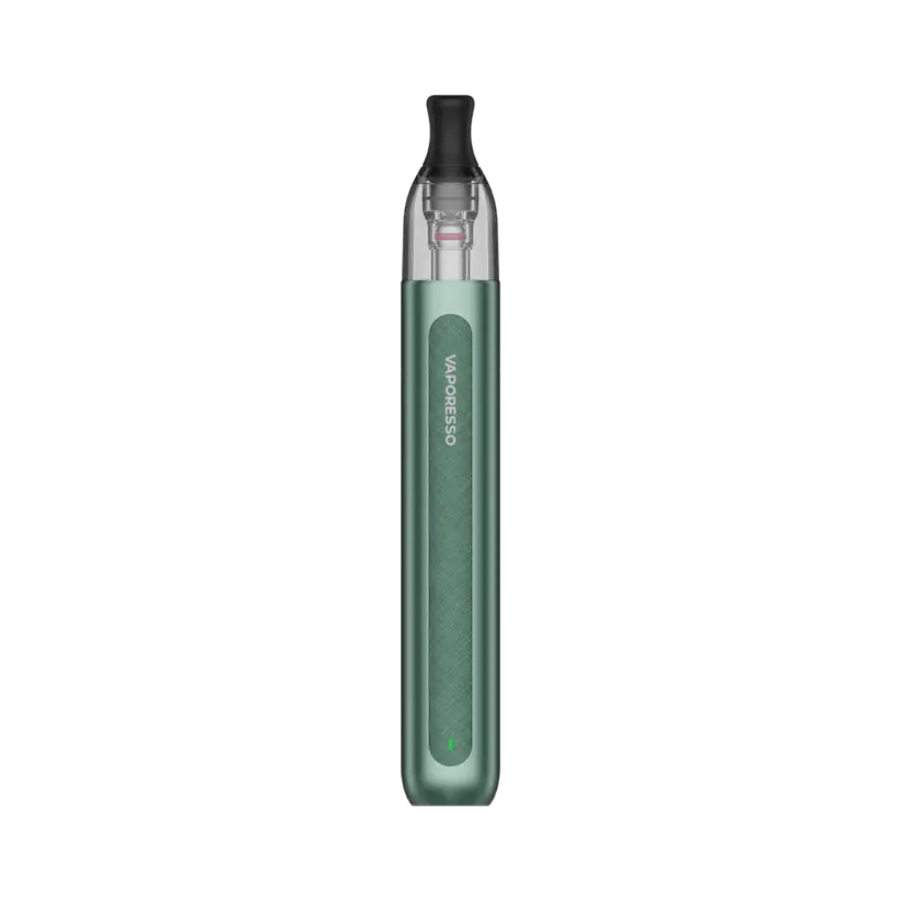 Green vape pen on a transparent background. Order Now