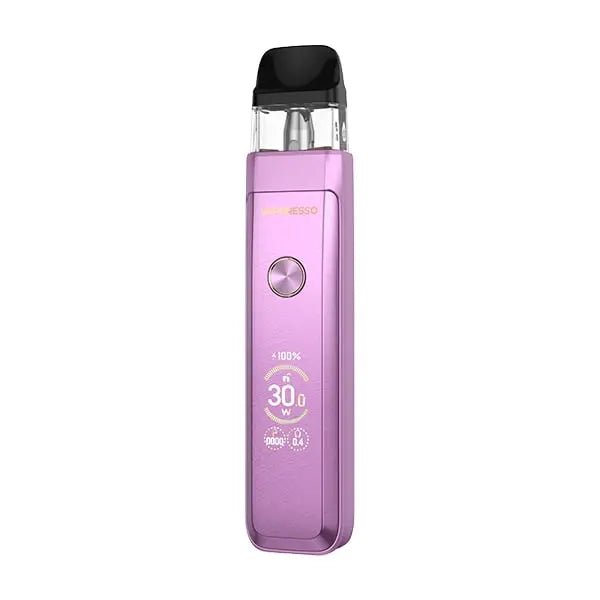 Purple vape device with brand logo on a white background. Order Now