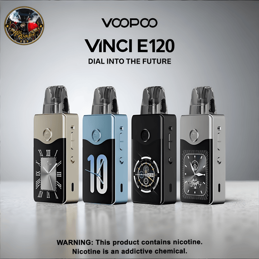 Voopoo Vinci E120 Pod System Kit – 40W Refillable Vape with E120 Pods | Compact & Leak - Proof MTL/DTL Vaping - We Vape