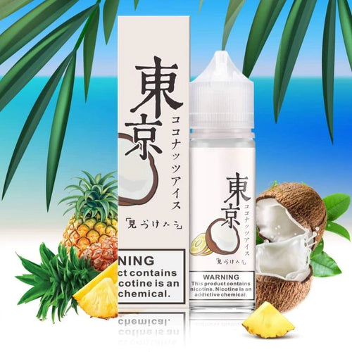 TOKYO Pinacolada e-liquid bottle.