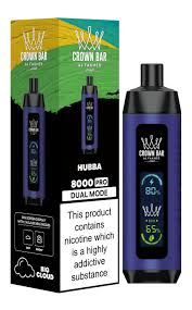 Al Fakher – Crown Bar 15,000 HYPER MAX DTL Disposable Vape (5MG | 0.5% Nicotine) - We Vape