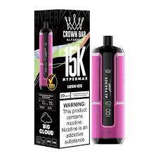 Al Fakher – Crown Bar 15,000 HYPER MAX DTL Disposable Vape (5MG | 0.5% Nicotine) - We Vape
