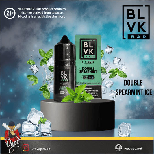 BLVK BAR Double Spearmint Iced SaltNic E - Liquid – 30ML - We Vape