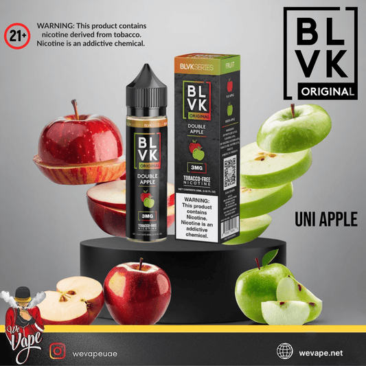 BLVK UNI Apple – 3mg 60ml | Crisp Red Apple Premium E - Liquid - We Vape