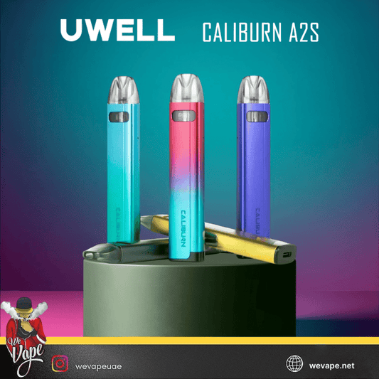 Caliburn A2S by UWELL – 15W Refillable Pod Vape Kit - We Vape