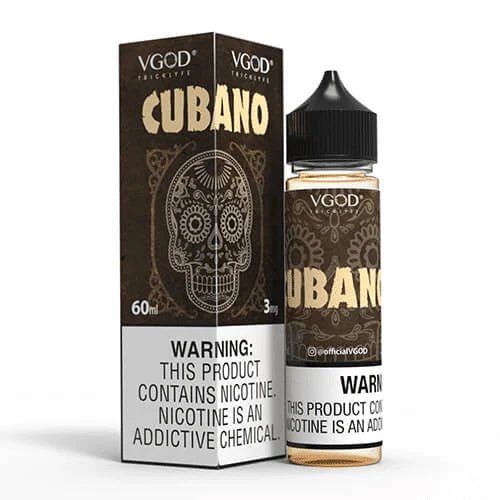 Cubano by VGOD with packaging in white background - We Vape