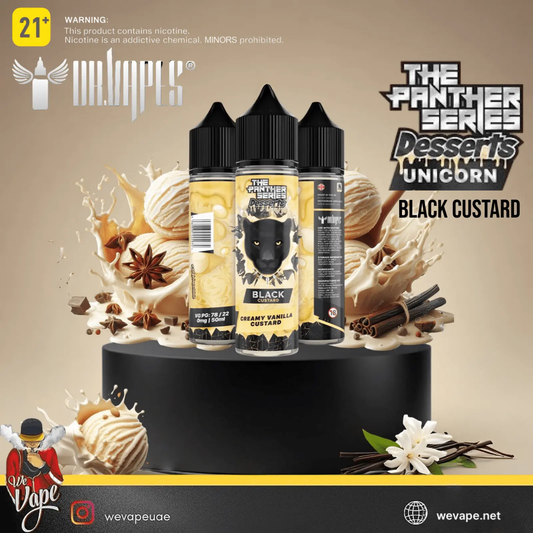 DR VAPES - Black Custard E - Liquid - We Vape
