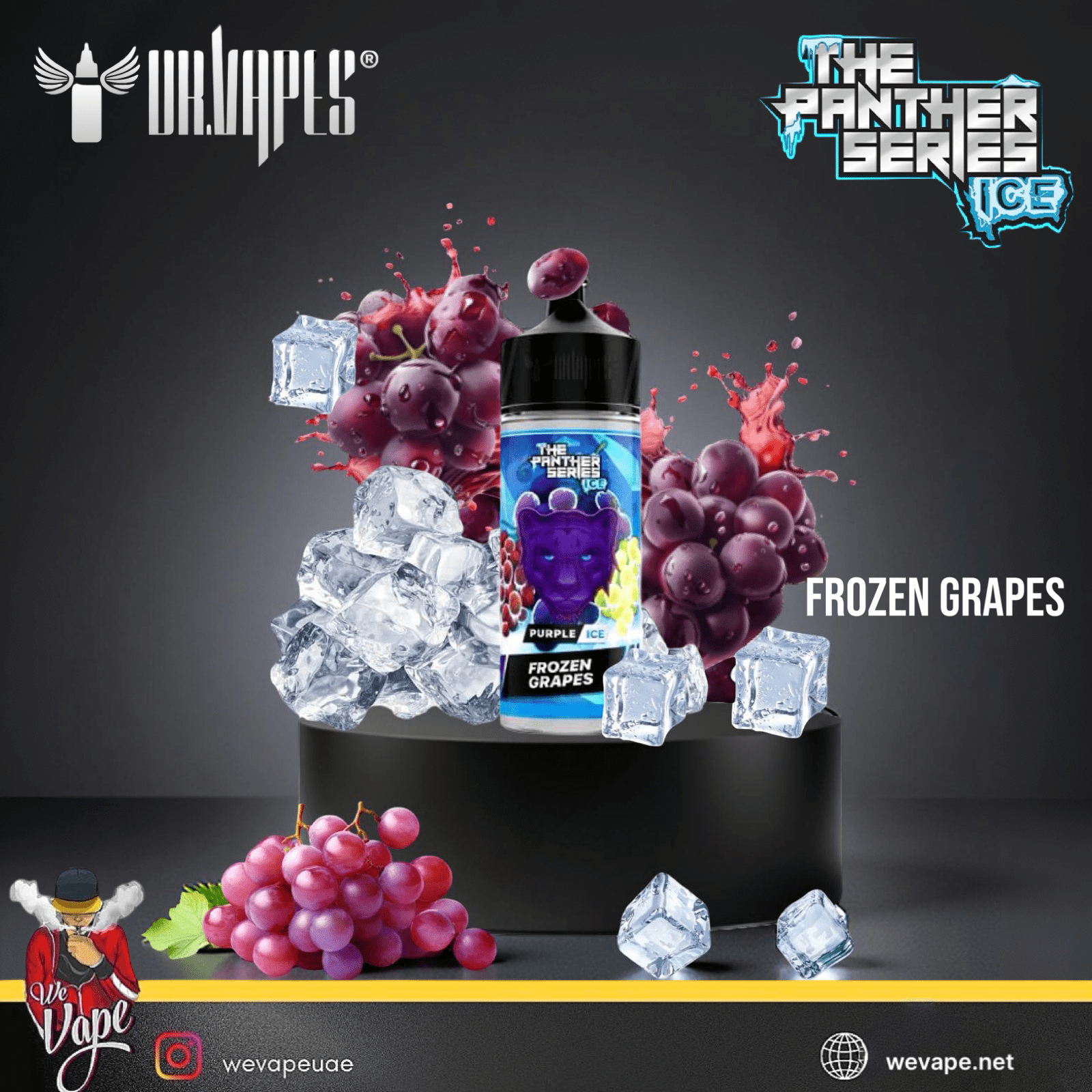 DR VAPES Frozen Grapes 120ml E - Liquid - We Vape