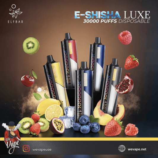 Elf Bar E‑Shisha Luxe 30,000 Puffs Disposable Vape Pod – Premium Rechargeable Vape Pen - We Vape