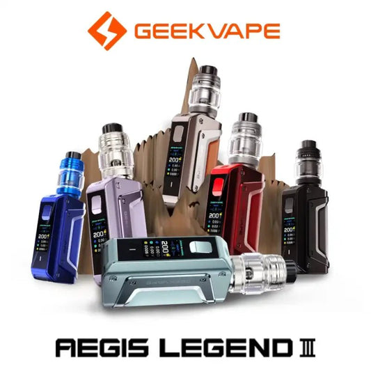 Geek Vape Aegis Legend 3 Kit – High - Performance 200W Mod with Leakproof Tank & Tri - Proof Design - We Vape