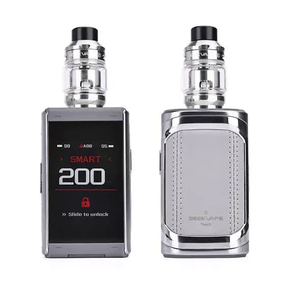 aegis touch t200, Two vaping devices on a white background