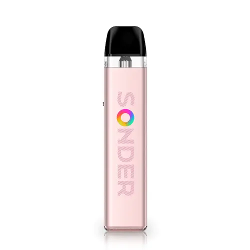 GEEK VAPE SONDER Q2 POD SYSTEM IN Pink vape device with 'SONDER' branding on a white background
