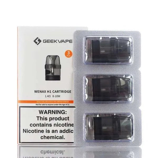 Geekvape Wenax H1 Replacement Pods 2.5ml 3pcs - We Vape