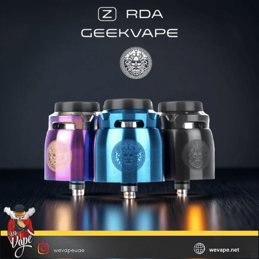 Geekvape Z (Zeus) RDA – 25mm Leakproof Dual Coil Rebuildable Dripper | Top - to - Bottom Airflow & BF Squonk Ready - We Vape