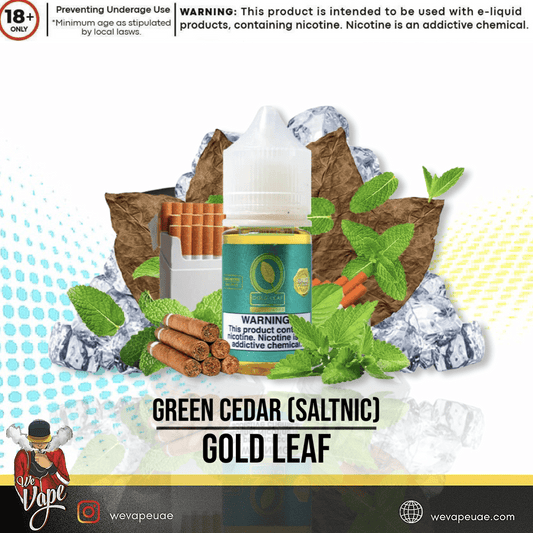 GOLD LEAF - Green Cedar (SaltNic) / 50mg - We Vape