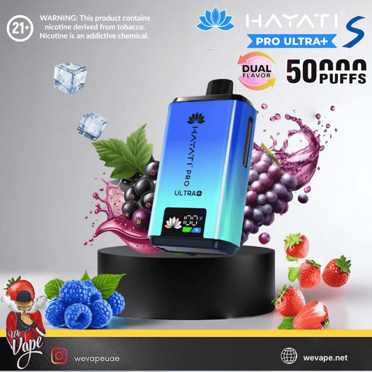 HAYATI PRO ULTRA +S Disposable Vape Kit UAE - 50,000 Puffs (UAE) - We Vape
