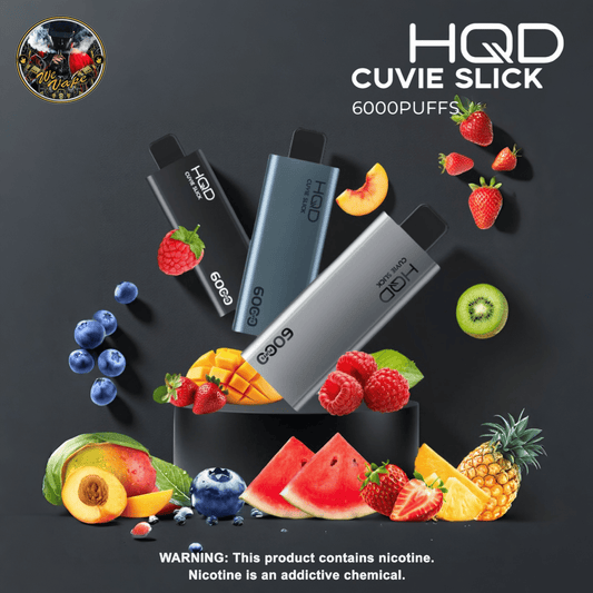 HQD Cuvie Slick 20000 Puffs – Rechargeable Disposable Vape Pod Kit 20MG - We Vape