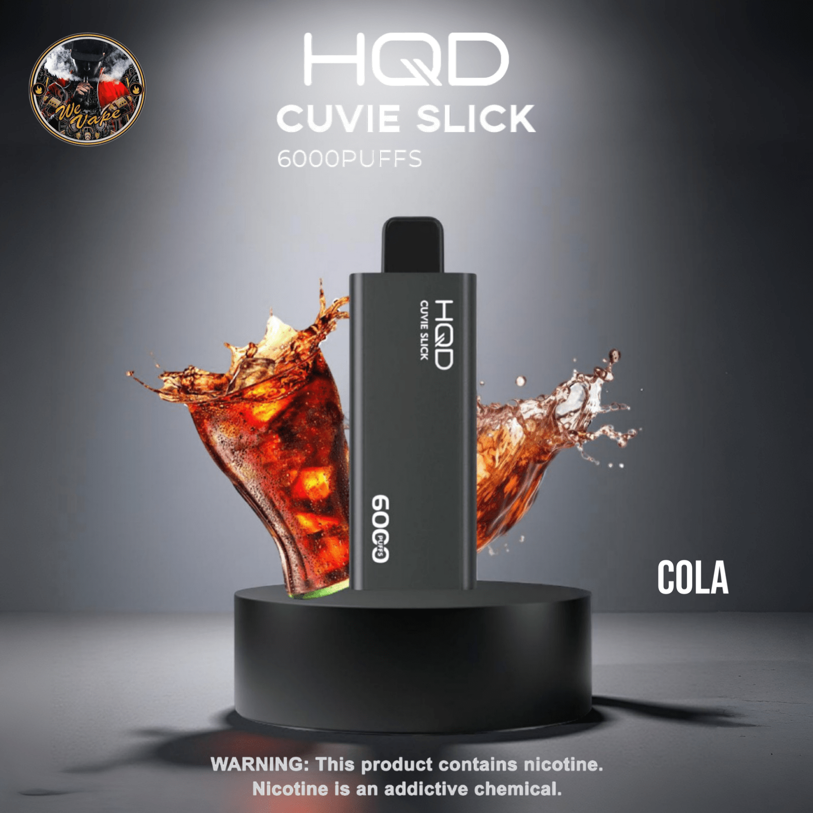 HQD Cuvie Slick 20000 Puffs – Rechargeable Disposable Vape Pod Kit 20MG - We Vape