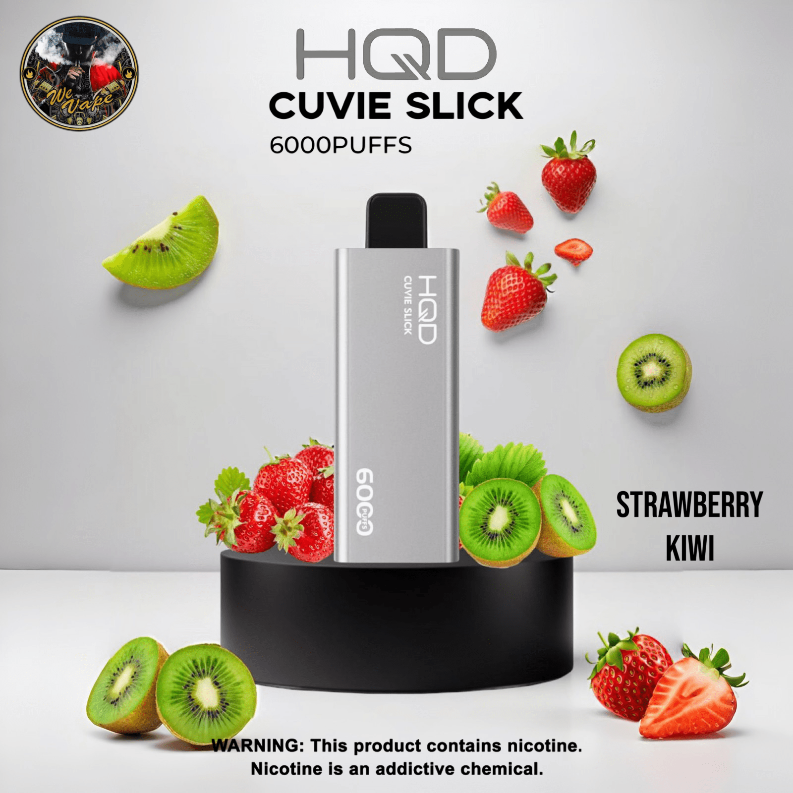 HQD Cuvie Slick 20000 Puffs – Rechargeable Disposable Vape Pod Kit 20MG - We Vape