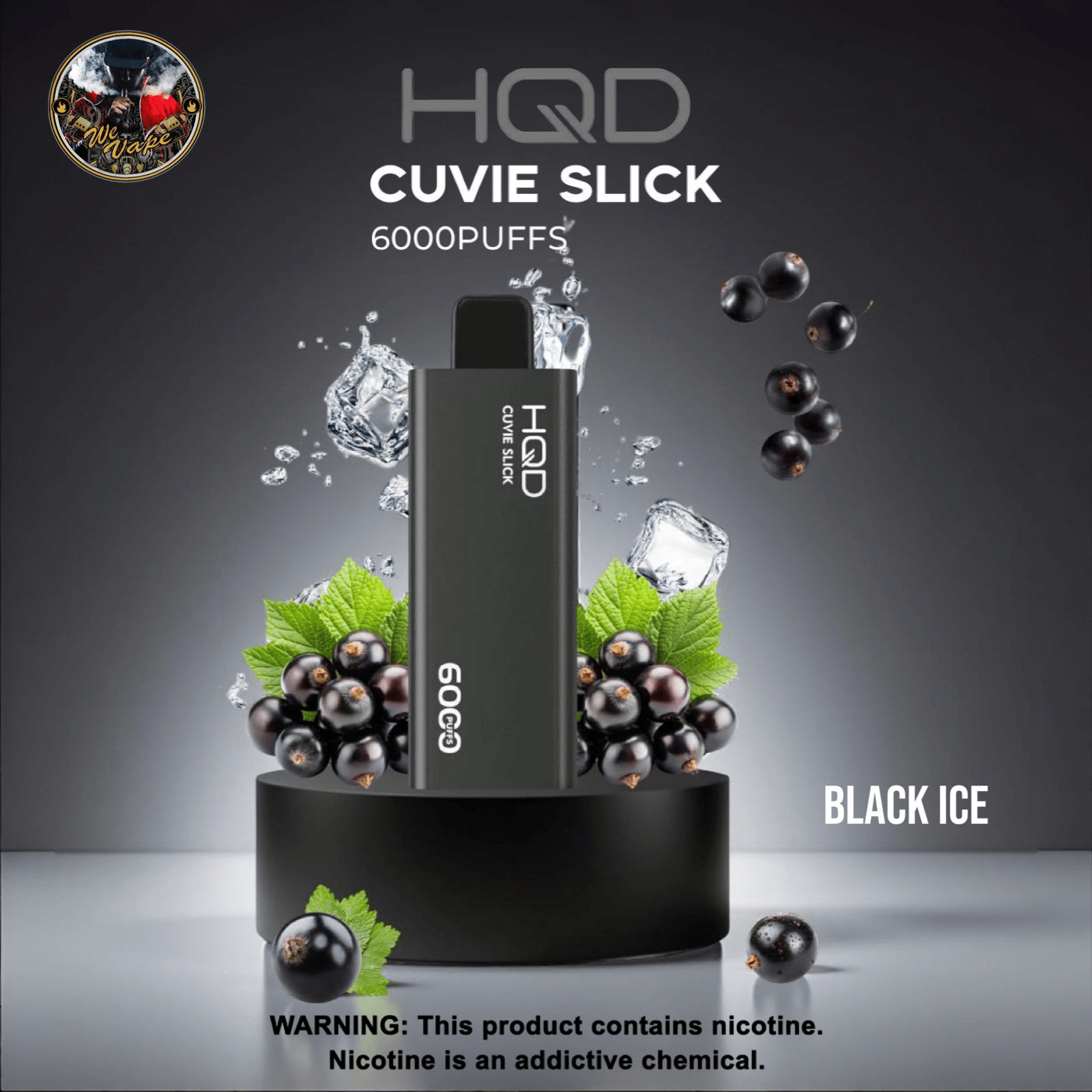 HQD Cuvie Slick 20000 Puffs – Rechargeable Disposable Vape Pod Kit 20MG - We Vape