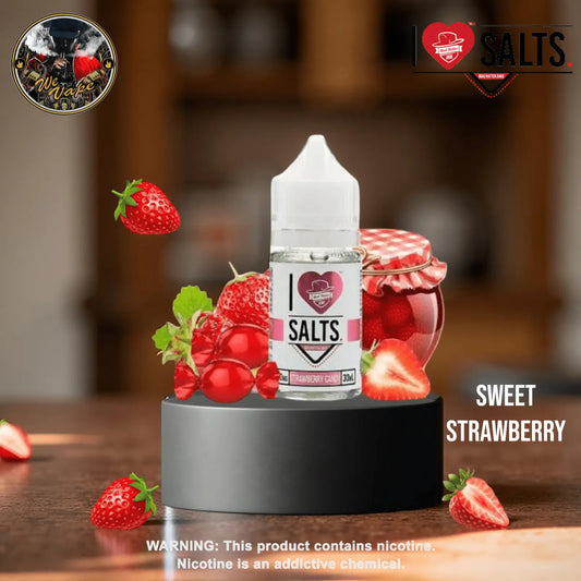 I Love Salts Sweet Strawberry Salt Nicotine - We Vape