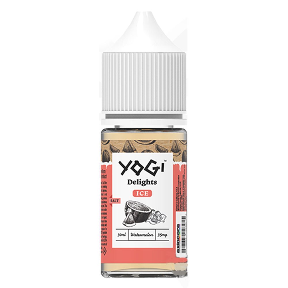 Iced Watermelon by Yogi Delights Salt Nic – 30ml Nicotine Salt E - Liquid - We Vape