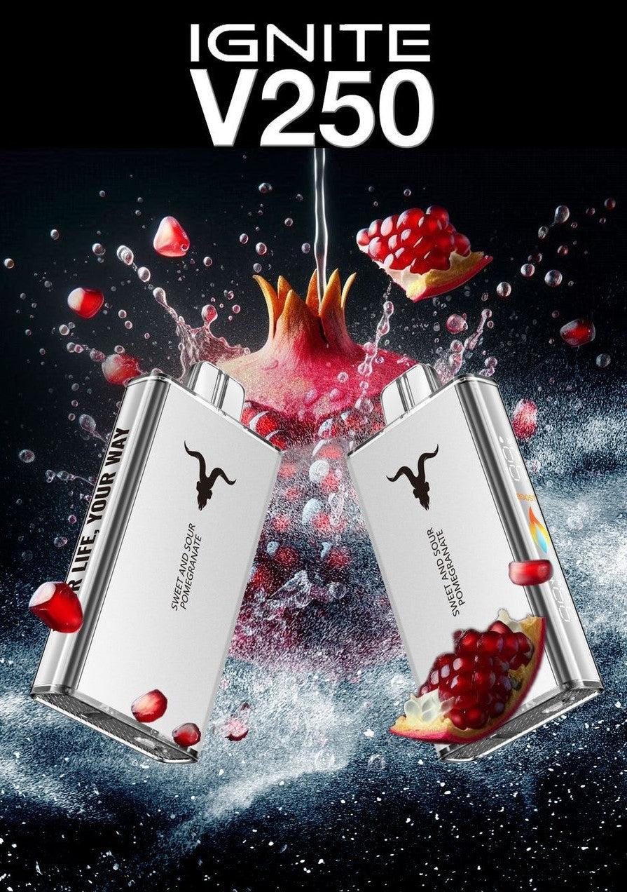 IGNITE V250 – 25,000 Puffs Disposable Vape | Ultra - High Capacity Mesh Coil Pod - We Vape