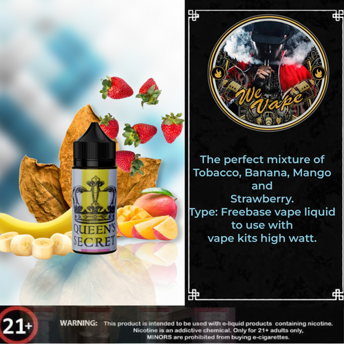 Pink By Queen's Secret Saltnic - Smooth and Fruity Vaping Pleasure.