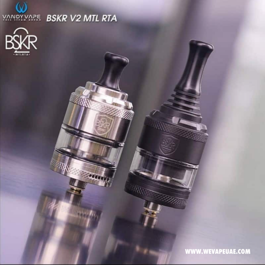 Vandy Vape BSKR V2 MTL RTA - Precision airflow, easy building, and exceptional flavor in a compact tank.