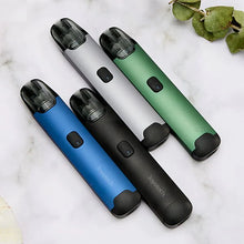 Load image into Gallery viewer, The EVIO C Pod Kit By JOYETECH in four color variants: Green, Black, Grey, and Black (Second Variant).
