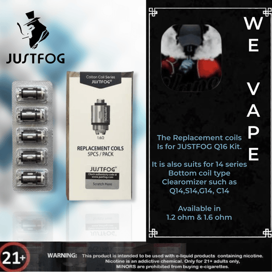 Just Fog Replacement Coils - We Vape