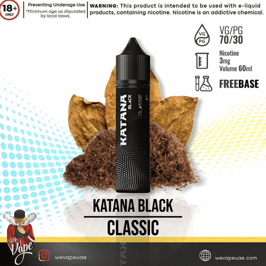 Katana Black Classic By Tokyo - We Vape
