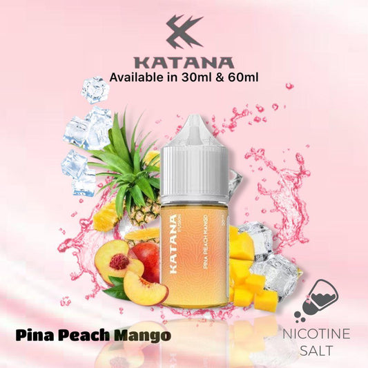 Katana Fusion Pina Peach Mango By Tokyo (Saltnic) - We Vape
