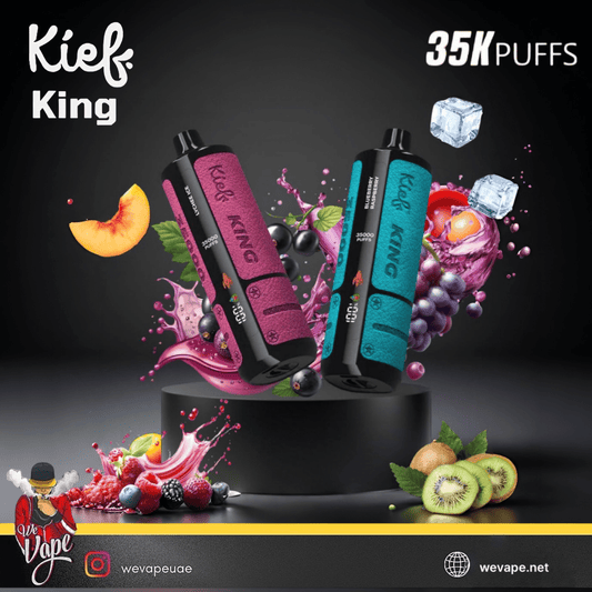 KIEF KING Shisha 35000 Disposable Vape Kit – 3MG Nicotine - We Vape
