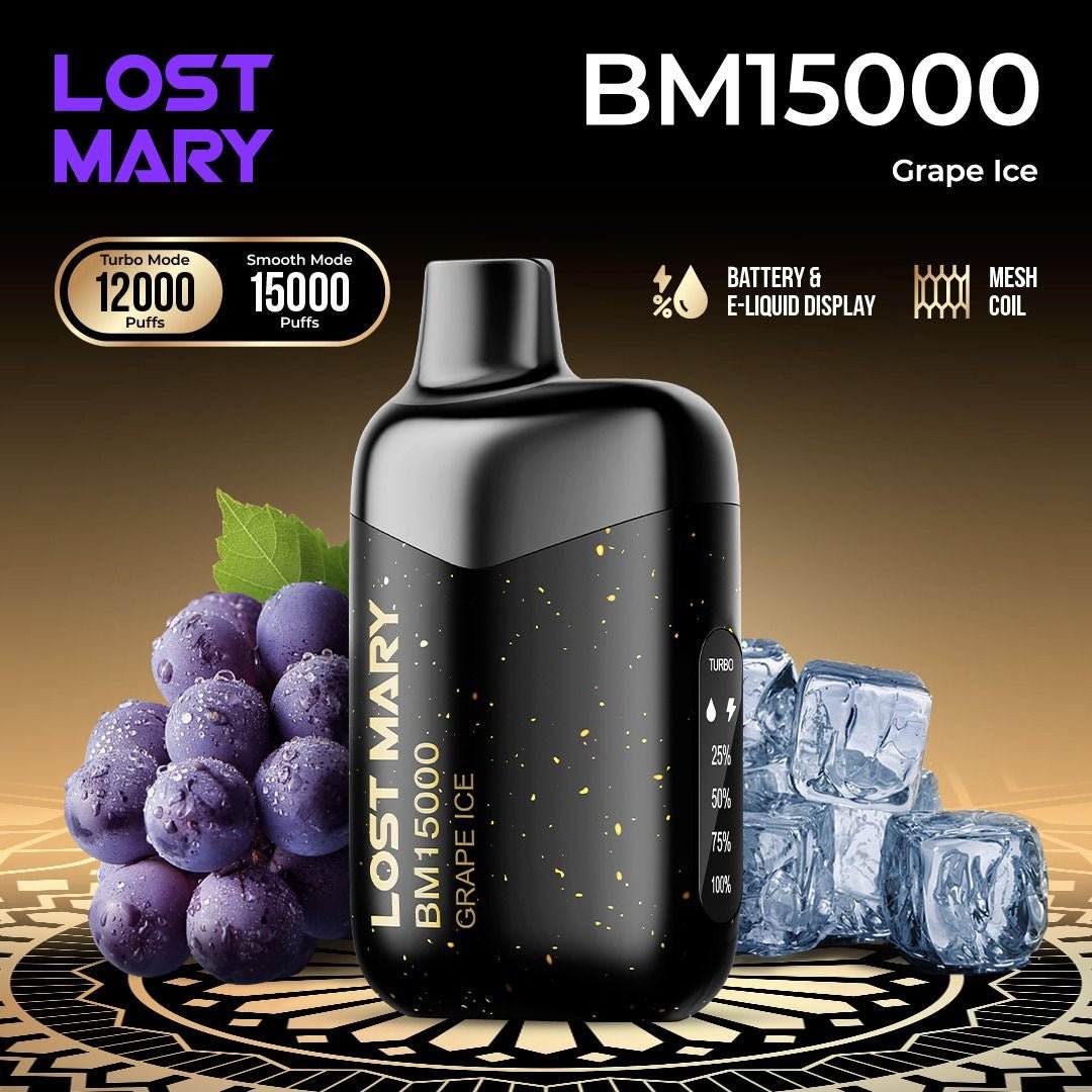 LOST MARY BM15000 Puffs Disposable Pod – High - Capacity Mesh Coil Rechargeable Vape - We Vape