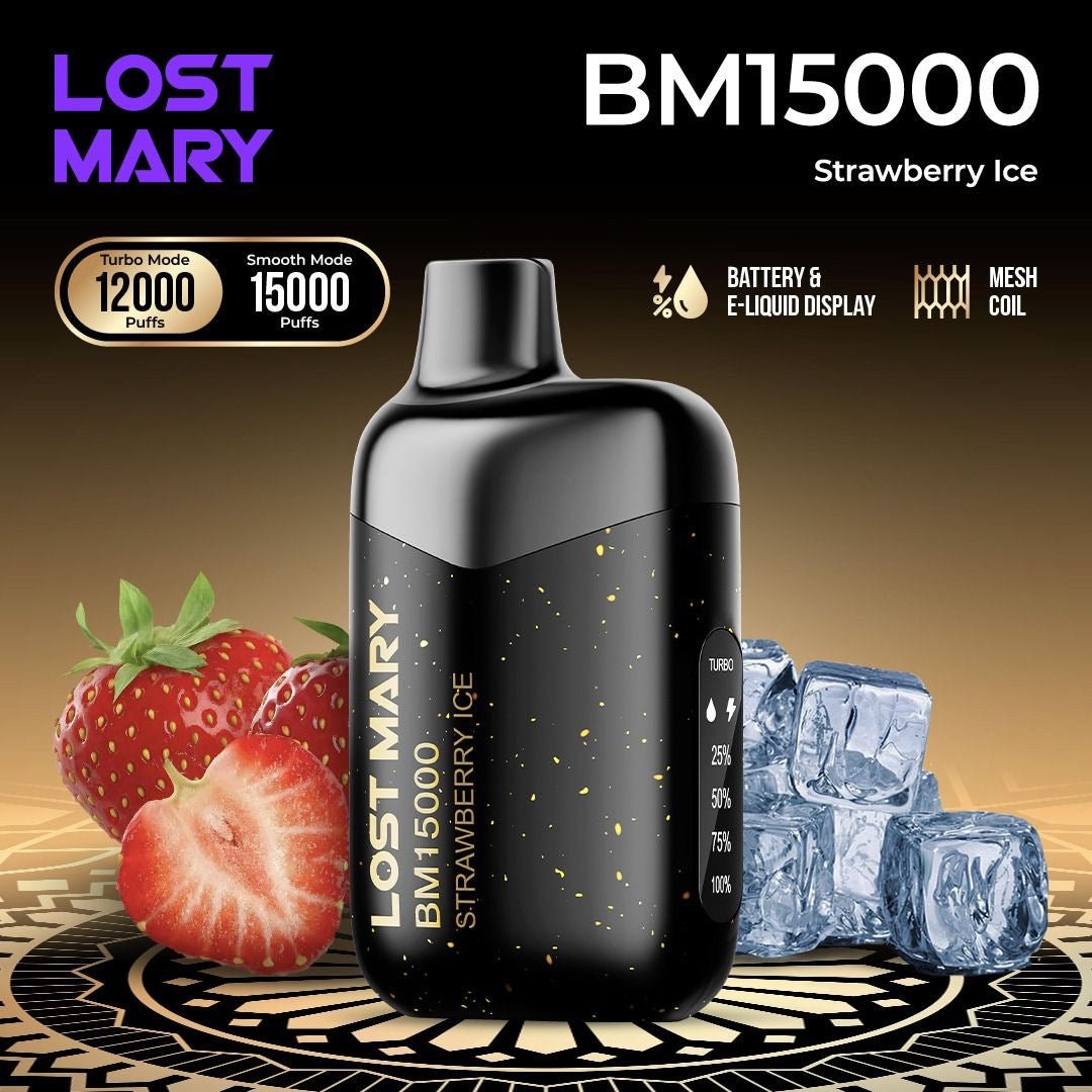 LOST MARY BM15000 Puffs Disposable Pod – High - Capacity Mesh Coil Rechargeable Vape - We Vape