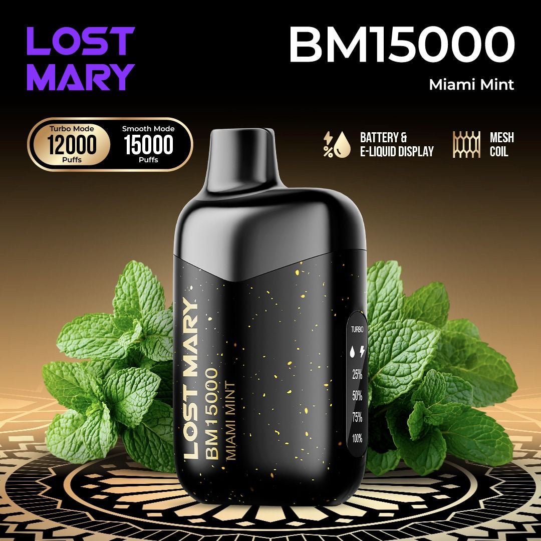 LOST MARY BM15000 Puffs Disposable Pod – High - Capacity Mesh Coil Rechargeable Vape - We Vape