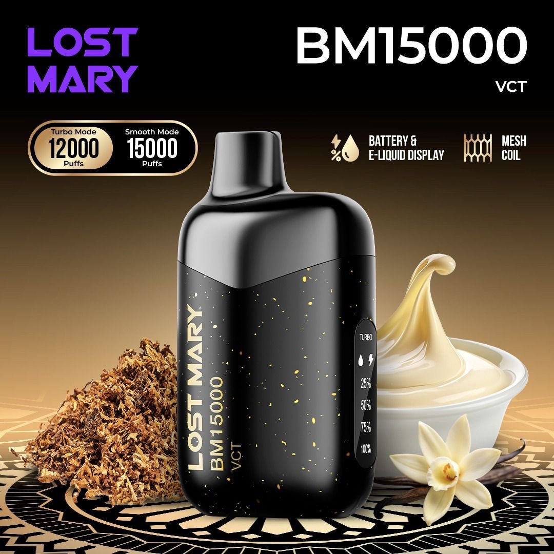 LOST MARY BM15000 Puffs Disposable Pod – High - Capacity Mesh Coil Rechargeable Vape - We Vape