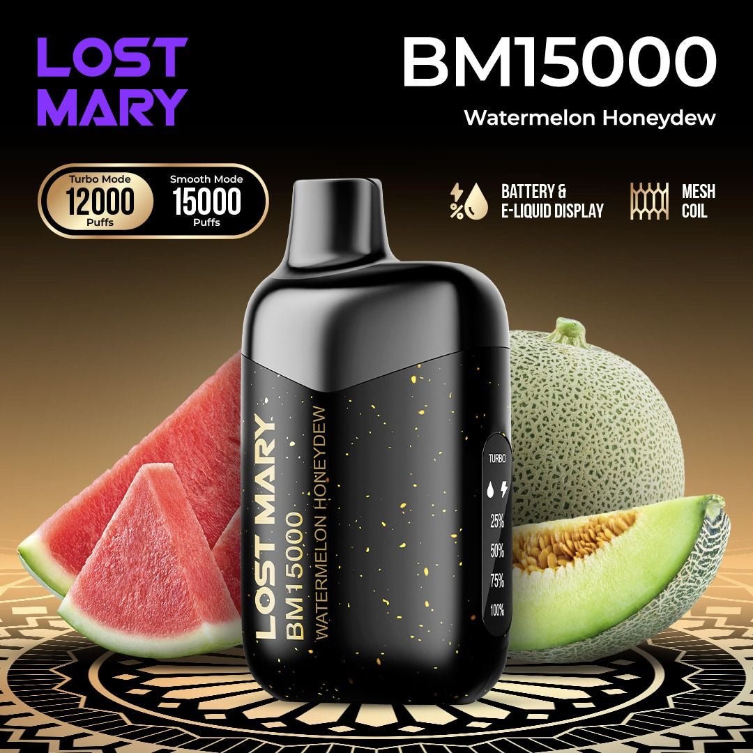 LOST MARY BM15000 Puffs Disposable Pod – High - Capacity Mesh Coil Rechargeable Vape - We Vape