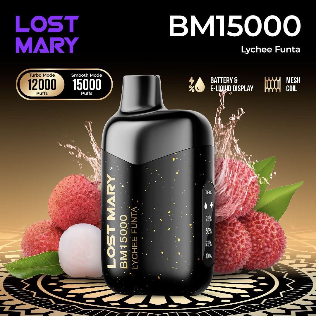 LOST MARY BM15000 Puffs Disposable Pod – High - Capacity Mesh Coil Rechargeable Vape - We Vape